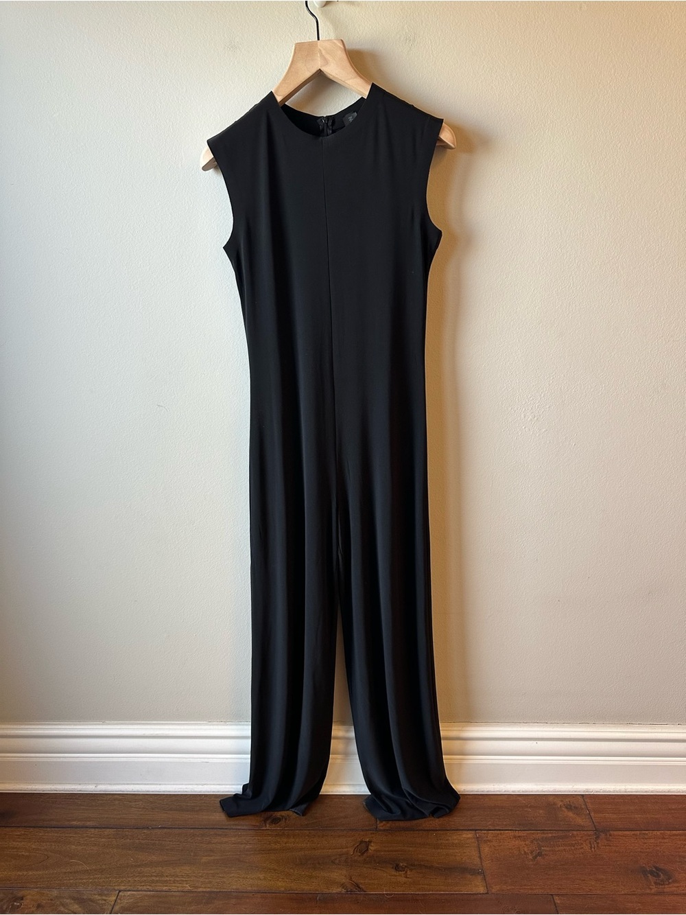 Norma Kamali Black Sleeveless Maxi Jumpsuit